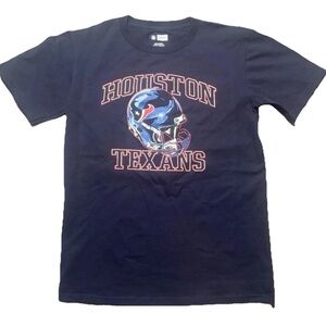 Houston Texans NFL Team Apparel  Navy Blue Short Sleeve Shirt